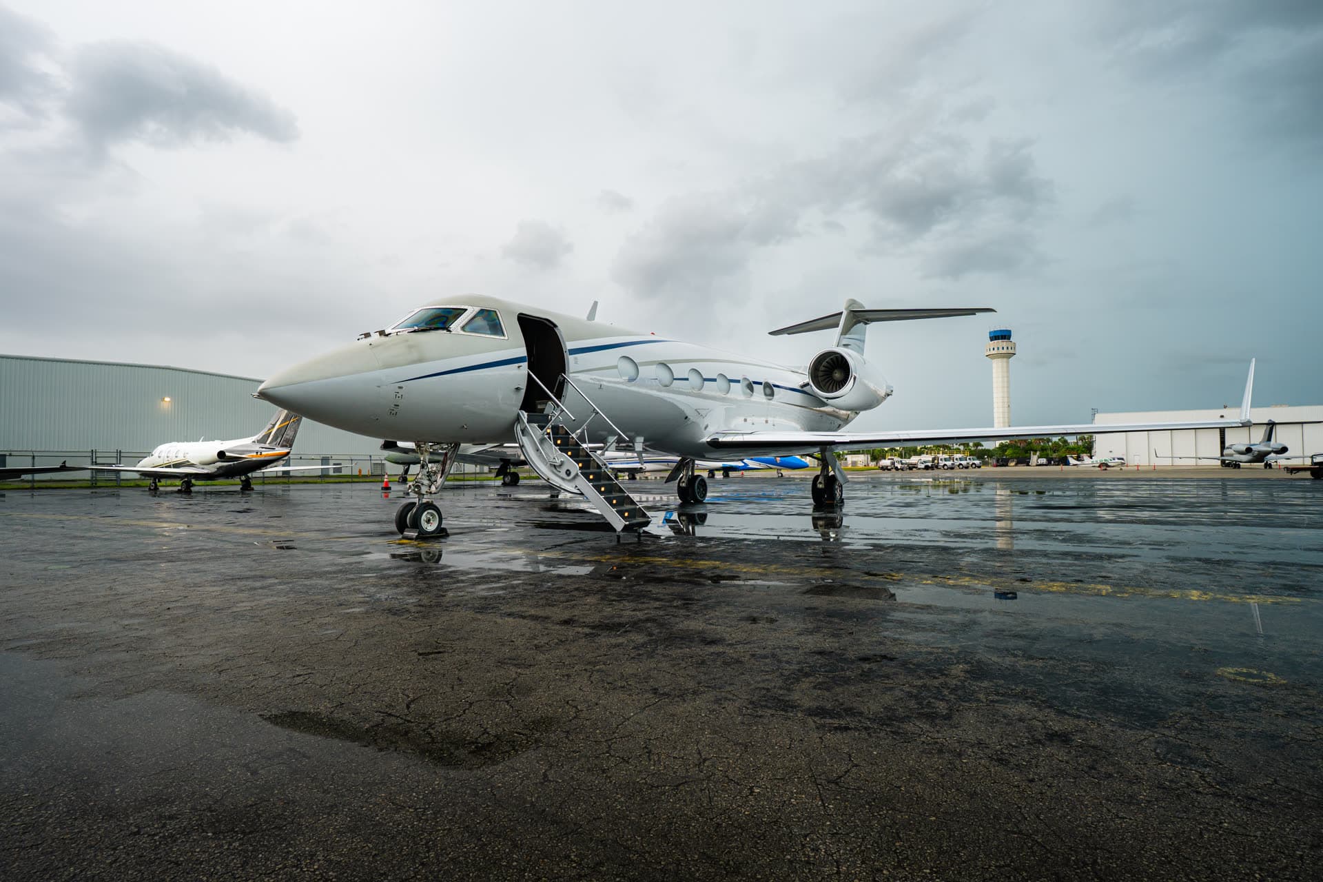 Private Jet Exterior